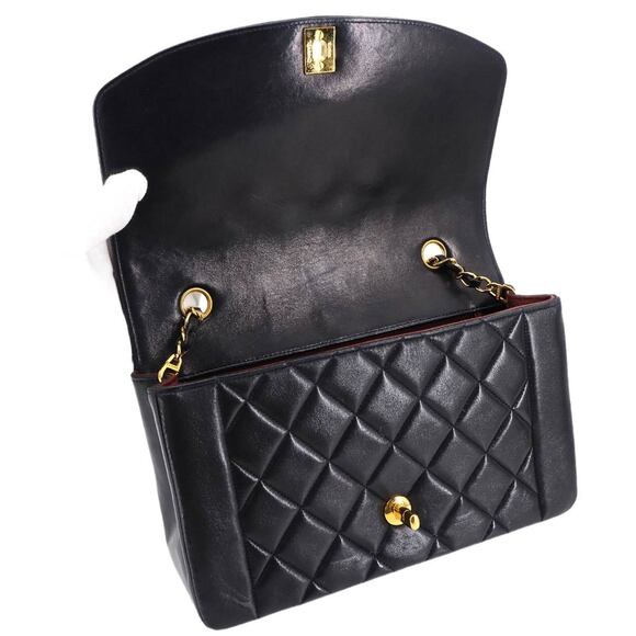 CHANEL Diana Matelasse 25 Chain Shoulder Bag in Navy Lambskin (A01165) - Picture 10 of 10